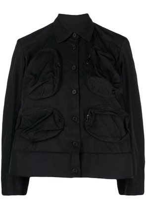 Melitta Baumeister Foam taffeta shirt - Black