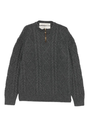 A Tentative Atelier cable knit sweater - Grey