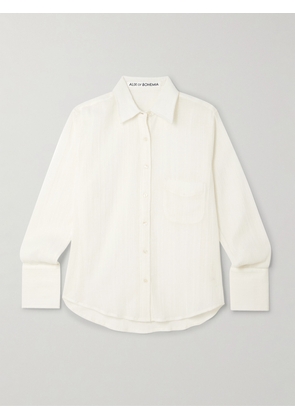 ALIX OF BOHEMIA - Ondine Cotton-gauze Shirt - Cream - x small,small,medium,large,x large
