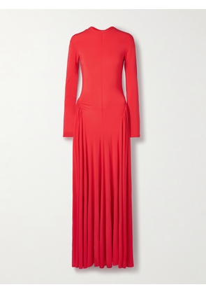 TOVE - Orea Gathered Stretch-jersey Maxi Dress - FR 34,FR 36,FR 38,FR 40,FR 42