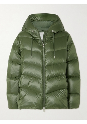 Varley - Madelina Hooded Quilted Shell Down Jacket - Green - xx small,x small,small,medium,large,x large