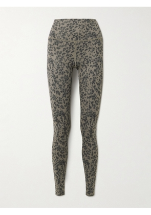 Varley - Cheetah-print Freesoft™ Leggings - Brown - xx small,x small,small,medium,large,x large