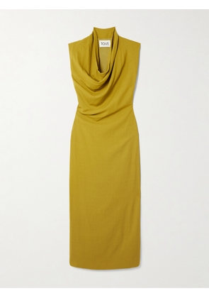 TOVE - Babette Draped Crepe Maxi Dress - Green - FR 34,FR 36,FR 38,FR 40,FR 42