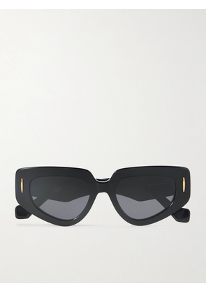 Loewe - Anagram Cat-eye Acetate Sunglasses - Black - One size