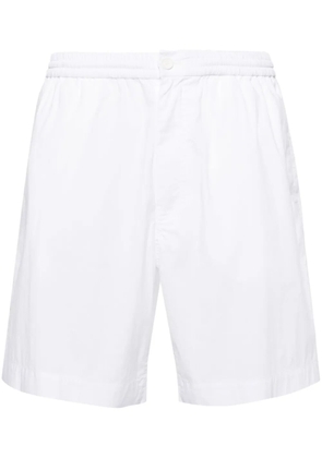 ASPESI elasticated-waist poplin shorts - White