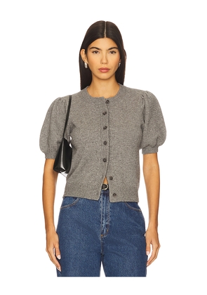 Brochu Walker Havana Cardigan in Grey. Size M. Also in S, XS.