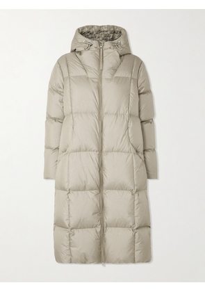 Varley - Katya Hooded Quilted Metallic Crinkled-shell Down Coat - Brown - xx small,x small,small,medium,large,x large