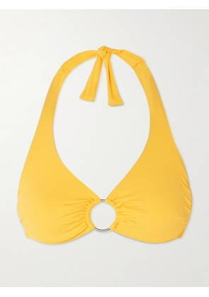 Melissa Odabash - Brussels Embellished Underwired Bikini Top - Yellow - UK 6,UK 8,UK 10,UK 12,UK 14,UK 16