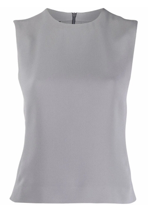 Giorgio Armani Pre-Owned 1990s round-neck sleeveless top - Grey