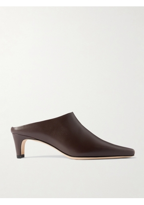 STAUD - Wally Leather Mules - Brown - IT35,IT36,IT37,IT38,IT39,IT40,IT41,IT42