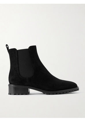 Manolo Blahnik - Chelata 30 Suede Chelsea Boots - Black - IT36,IT36.5,IT37,IT37.5,IT38,IT38.5,IT39,IT39.5,IT40,IT40.5,IT41,IT41.5,IT42,IT43