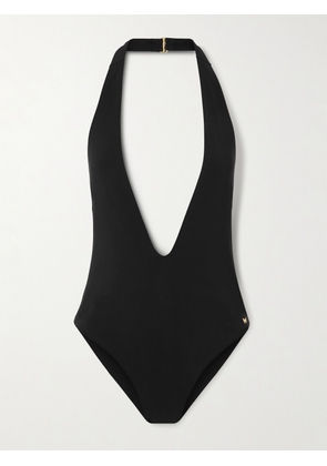 Kiki de Montparnasse - Echauffe Halterneck Swimsuit - Black - x small,small,medium,large,x large