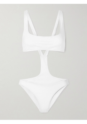 Kiki de Montparnasse - La Sirene Cutout Swimsuit - White - x small,small,medium,large