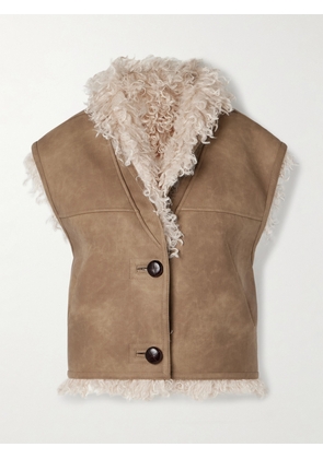 MARANT ÉTOILE - Clara Fleece Vest - Brown - FR 34,FR 36,FR 38,FR 40,FR 42