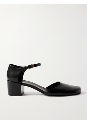 The Row - Penelope Glossed-leather Pumps - Black - IT35,IT36,IT36.5,IT37,IT37.5,IT38,IT38.5,IT39,IT39.5,IT40,IT40.5,IT41,IT42