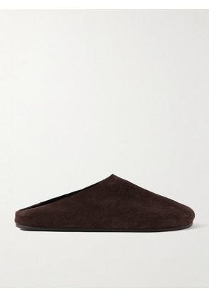 The Row - Hudson Suede Mules - Brown - IT35,IT36,IT36.5,IT37,IT37.5,IT38,IT38.5,IT39,IT39.5,IT40,IT40.5,IT41,IT42