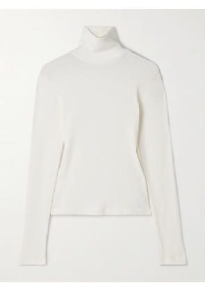 Citizens of Humanity - Caradene Ribbed Stretch-lyocell Turtleneck Sweater - Cream - x small,small,medium,large,x large