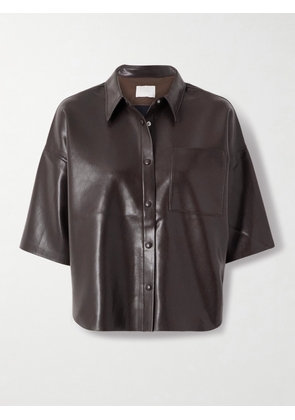 Citizens of Humanity - Frances Cropped Shirt - Brown - x small,small,medium,large,x large