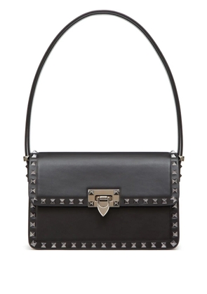 Valentino Garavani Rockstud23 leather shoulder bag - Black