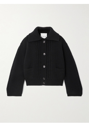 SASUPHI - Cable-knit Wool And Cashmere-blend Cardigan - Black - IT36,IT38,IT40,IT42,IT44,IT46
