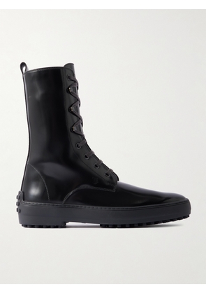 Tod's - Gommino Glossed-leather Ankle Boots - Black - IT36,IT36.5,IT37,IT37.5,IT38,IT38.5,IT39,IT39.5,IT40,IT40.5,IT41,IT41.5,IT42
