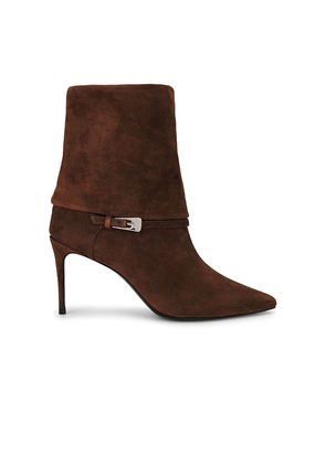 BLACK SUEDE STUDIO Simone 80 Boot in Brown. Size 36. Also in 37, 38, 39, 41.