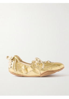 Acne Studios - Metallic Leather Sneakers - Gold - IT35,IT36,IT37,IT38,IT39,IT40,IT41