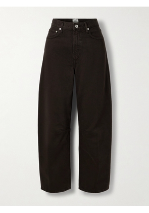 Citizens of Humanity - Miro Mid-rise Barrel-leg Jeans - Brown - 23,24,25,26,27,28,29,30,31,32,33