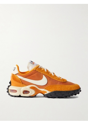 Nike - Air Max Waffle Sp Leather And Nubuck-trimmed Mesh And Suede Sneakers - Orange - US Men's 8.5,US Men's 10,US Men's 9,US Men's 4.5,US Men's 7,US Men's 5,US Men's 6,US Men's 5.5,US Men's 10.5,US Men's 7.5,US Men's 9.5,US Men's 8,US Men's 6.5,US Men's 11