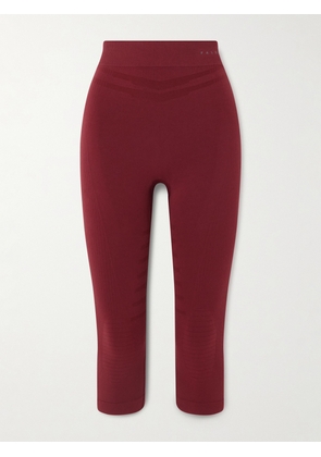 FALKE Ergonomic Sport System - Maximum Warm Stretch-jersey Leggings - Red - x small,small,medium,large,x large