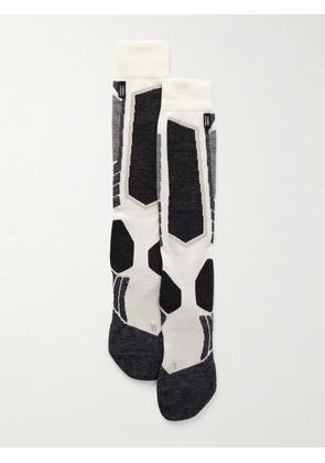 FALKE Ergonomic Sport System - Sk2 Jacquard-knit Ski Socks - Gray - IT 35/36,IT 37/38,IT 39/40,IT 41/42