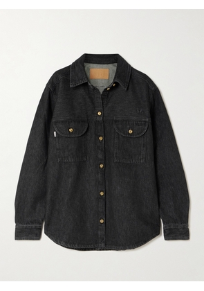 BLAZÉ Milano - Berber Embroidered Denim Shirt - Black - 00,1,2,3,4