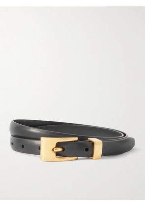 The Row - Downtown Leather Waist Belt - Black - 75,80,85,90,95