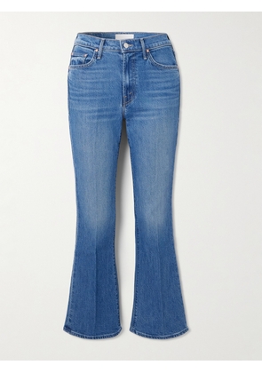 Mother - The Outsider Flood Cropped Flared Jeans - Blue - 23,24,25,26,27,28,29,30,31,32