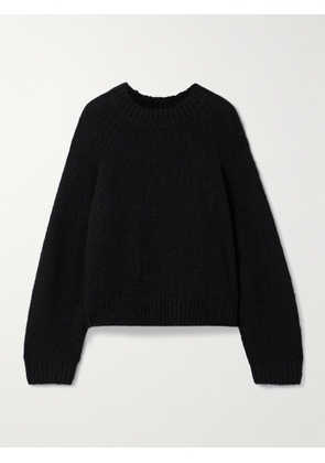 Nili Lotan - Tomaso Cashmere And Silk-blend Sweater - Black - x small,small,medium,large,x large
