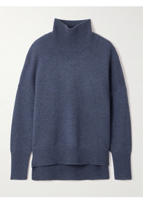 LISA YANG - Heidi Cashmere Turtleneck Sweater - Blue - 01,2