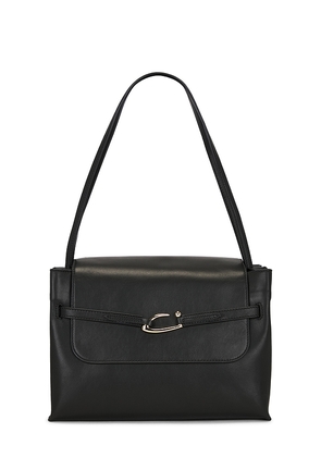BY FAR Cora Shoulder Bag in Black.