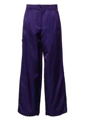 Dorothee Schumacher Slouchy Coolness straight-leg trousers - Purple
