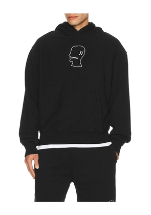 Brain Dead Logohead Hoodie in Black. Size L. Also in M.