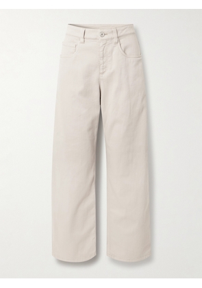 Brunello Cucinelli - Wide-leg Jeans - Off-white - IT36,IT38,IT40,IT42,IT44,IT46,IT48,IT50