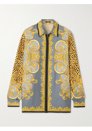 Versace - Printed Silk-twill Shirt - Multi - IT36,IT38,IT40,IT42,IT44,IT46,IT48,IT50