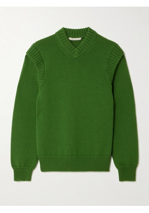 Emilia Wickstead - Merino Wool Sweater - Green - x small,small,medium,large,x large