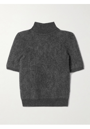 Adam Lippes - Ari Brushed-cashmere Turtleneck Sweater - Gray - x small,small,medium,large,x large
