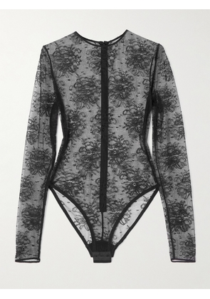 Dolce & Gabbana - Chantilly Lace Bodysuit - Black - IT36,IT38,IT40,IT42,IT44
