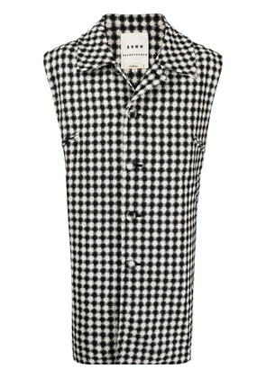 Onefifteen x ANOWHEREMAN geometric-print gilet - Black