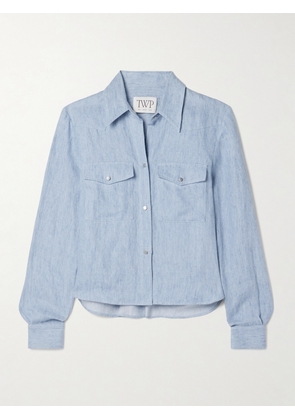 TWP - New Carter Hemp Denim Shirt - Blue - xx small,x small,small,medium,large,x large