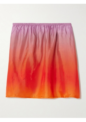 Lido - Dégradé Satin-twill Mini Skirt - Multi - x small,small,medium,large,x large