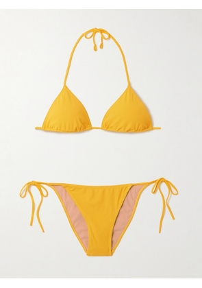 Lido - Venti Triangle Halterneck Bikini - Yellow - x small,small,medium,large,x large