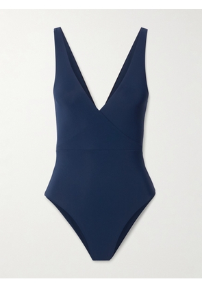Lido - Trentaquattro Wrap-effect Swimsuit - Blue - x small,small,medium,large,x large