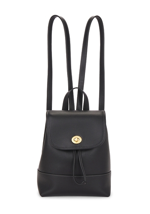 Coach Originals Turnlock Backpack in Black.